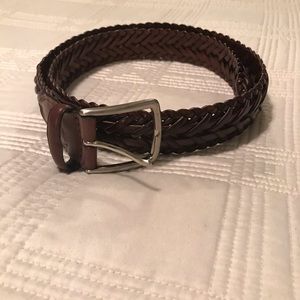 Brown braided Belt